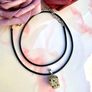 Natural Stone Pendant Necklace